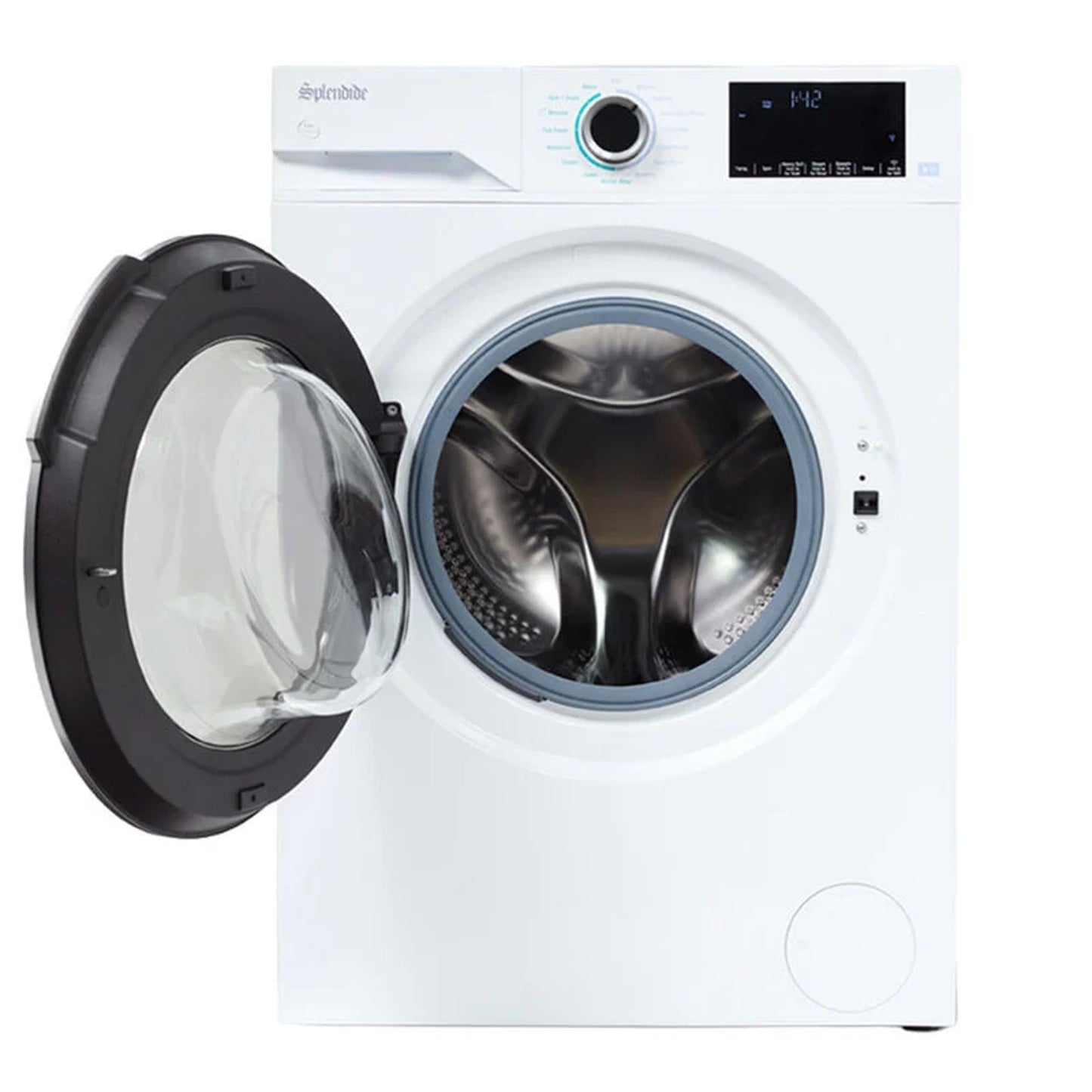 Splendide DV1725X & WFL2500X Replaces WFL1300XD Washer & DV6500X Dryer Stacked Bundle with Vent Kit & SK04 Stack Kit Included + Starter Laundry Powder - Updated Design- Freight Delivery