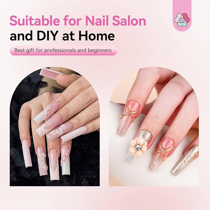 SAVILAND Acrylic Nail Brush Set: 3 Pcs Acrylic Brushes for Nails, Size 8/10/14 Professional Nail Art Brushes for Acrylics Powder Application, Acrylics Kit Set for Nails Extension 3D Caving DIY