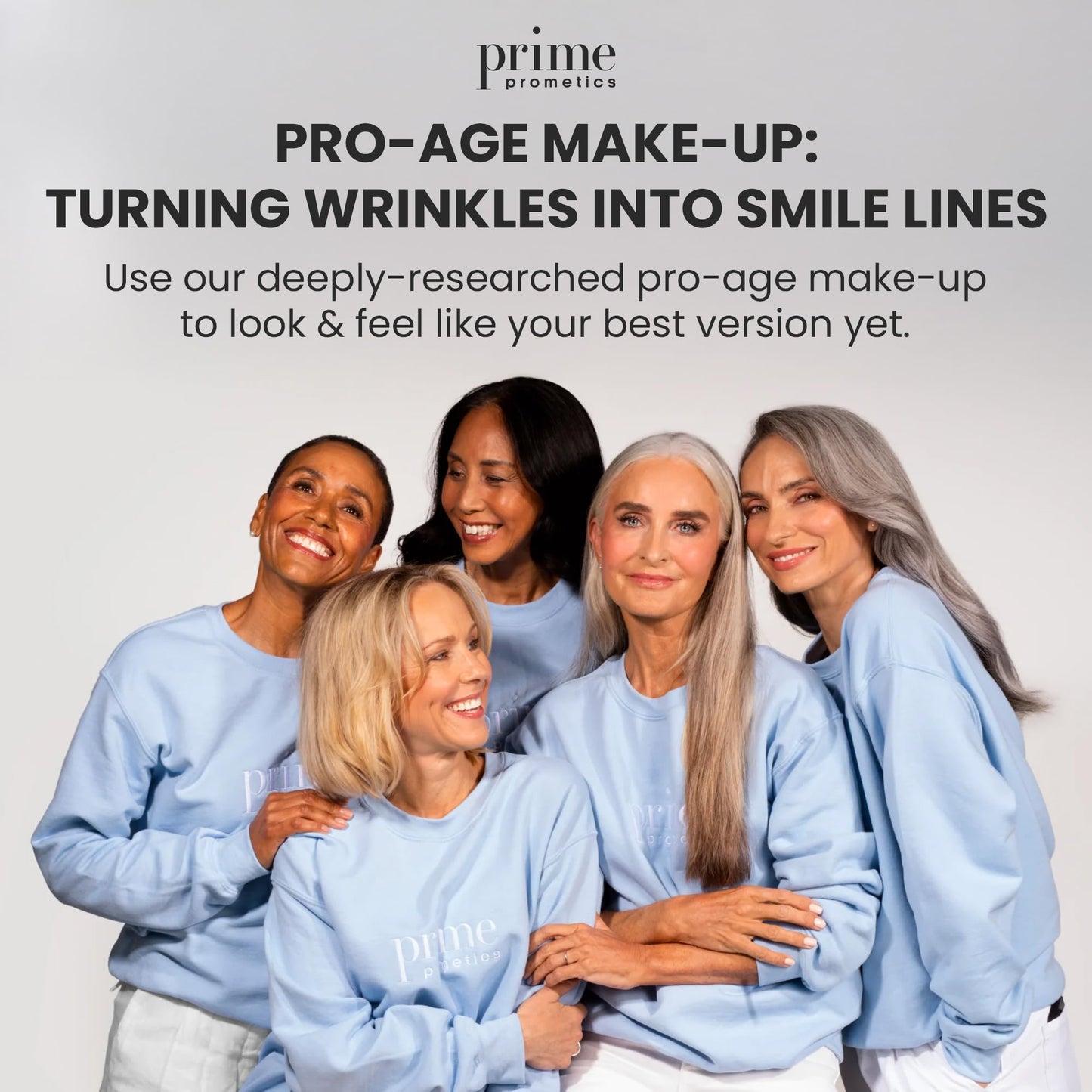 Prime Prometics PrimeLash Mascara for Older Women – Volumizing, Incredible Length in 2 Coats – Long-Stay, Zero Clumps, Hypoallergenic (Black)
