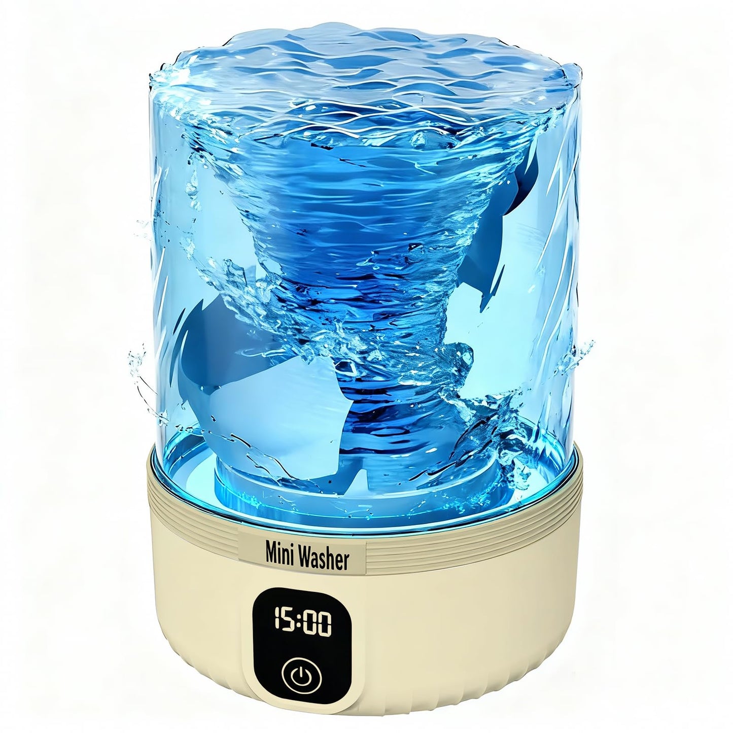 Underwear Washing Machine,2025 Upgrade Mini Washer Deeply Cleans Small Laundry Items, Socks, Underwear, Baby Clothes,Portable Washing Machine is Suitable for, Apartments, Hotels, Travel