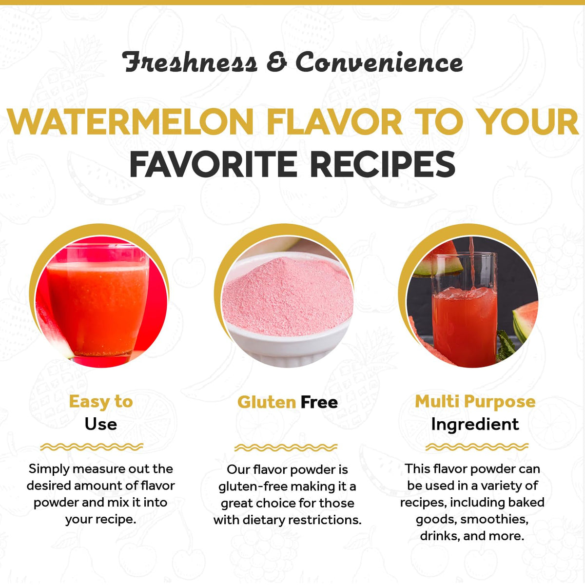 Fanale Premium Watermelon Bubble Tea Flavoring Powder | Perfect for Baking, Smoothies, Desserts and Drinks | Instant Flavoring Powder for Boba Milk Tea - 2.2 Pounds (Pack of 1)