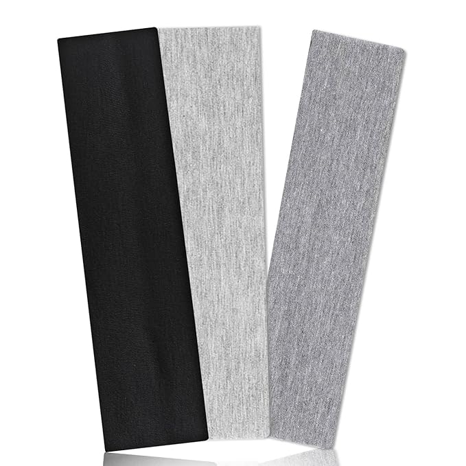 Headbands for Women Non Slip Head Bands for Women's Hair cute elastic womens headbands Soft Cotton Cloth Fashion floral headband for women for Daily Workout Sports Running Yoga