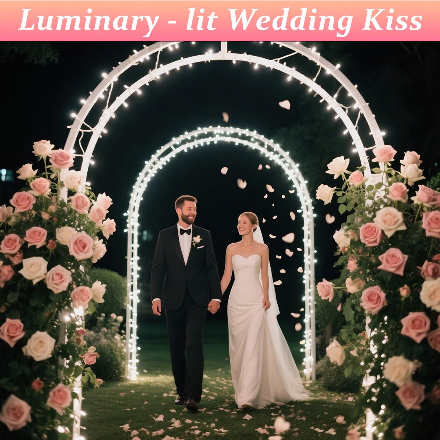 400 LED Cluser Lights, Cool White Christmas Tree Lights with Remote, 8 Modes Twinkle Outdoor Waterprfoof Plug in for Indoor, Garland, Xmas, Wedding Decor,19.56ft, Black Wire