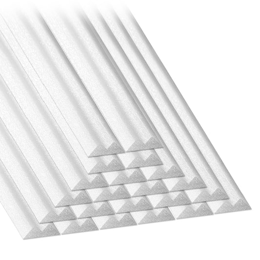 Desunqin 46.5" 22PCS Peel and Stick Pool Cove for 27' Round Above Ground Pool, Closed Cell Foam Peel and Stick Above Ground Pool Cove with Adhesive Backing, Protect Pool Liner, Prevents Excess Wear