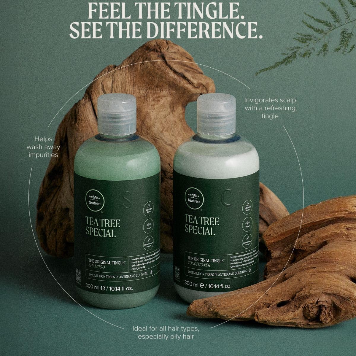 Tea Tree Special Conditioner, Detangles, Smooths + Softens, For All Hair Types, 10.14 fl. oz.