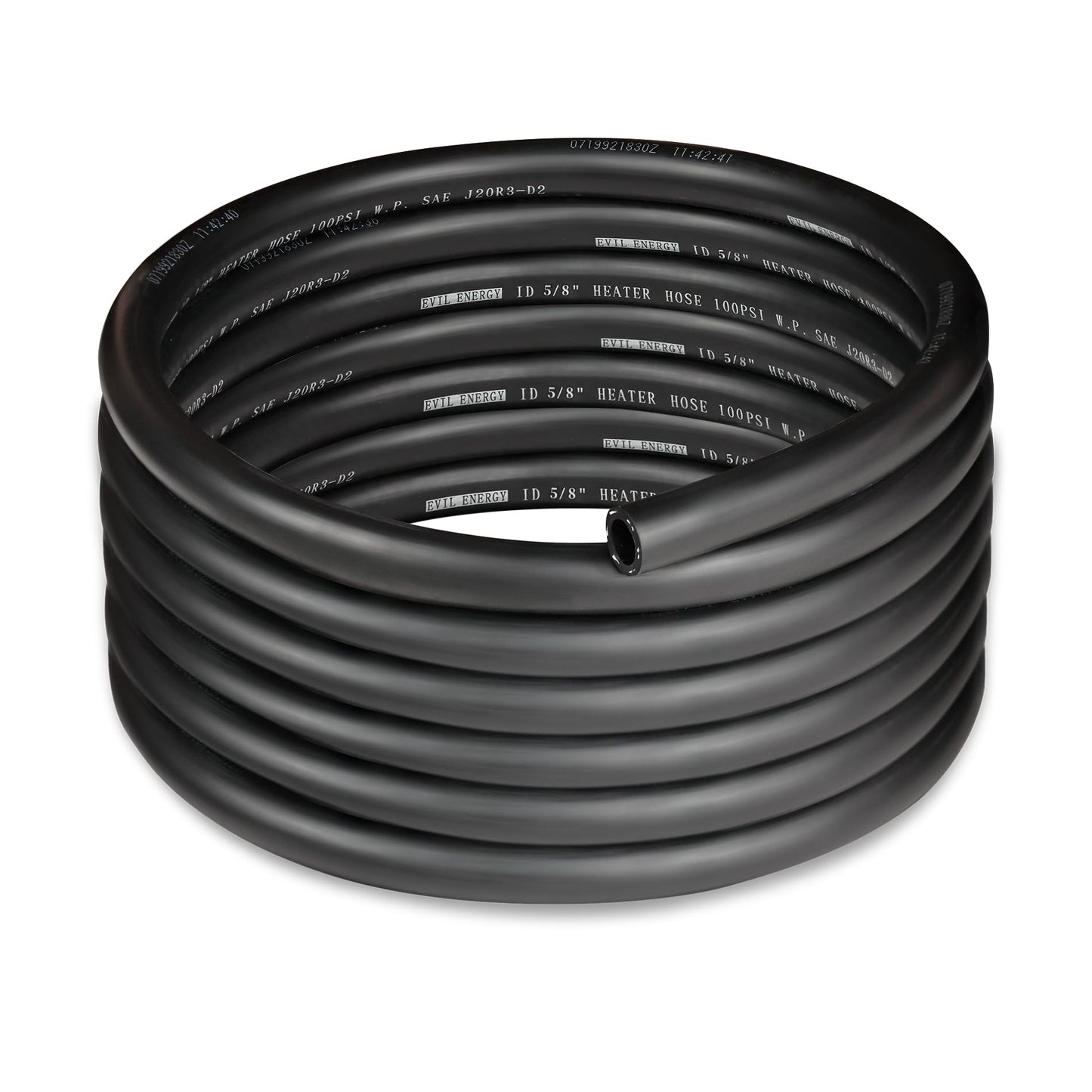 EVIL ENERGY 5/8" Heater Hose Coolant Radiator Straight 100PSI SAE 20R3 15FT Black