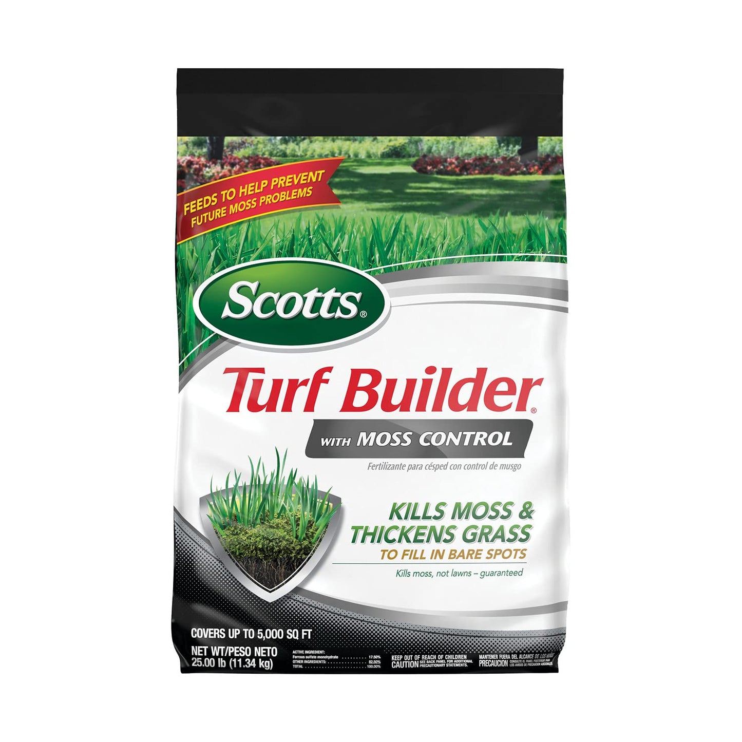 Scotts Turf Builder with Moss Control, 5,000 sq. ft.