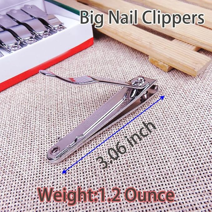 Nail Clippers Set, Ultra Sharp Stainless Steel Fingernail and Toenail Clipper Cutters,Travel Nail Kit for Men Women