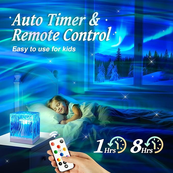 Birthday Gifts for Women Gifts for Teenage Girls Boy Northern Lights Projector,18-Color Valentines Day Gifts for Her Teen Girl Gifts Trendy Stuff,Galaxy Projector for Bedroom Cute Room Decor Aesthetic