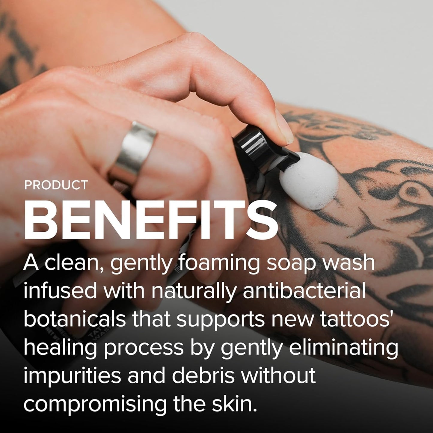 Mad Rabbit Tattoo Aftercare Kit – Tattoo Balm & Tattoo Foam Soap Cleanser – Tattoo Care for New Tattoos, Tattoo Moisturizer for Old Ink, Vegan, Fragrance-Free, Clean Ingredients