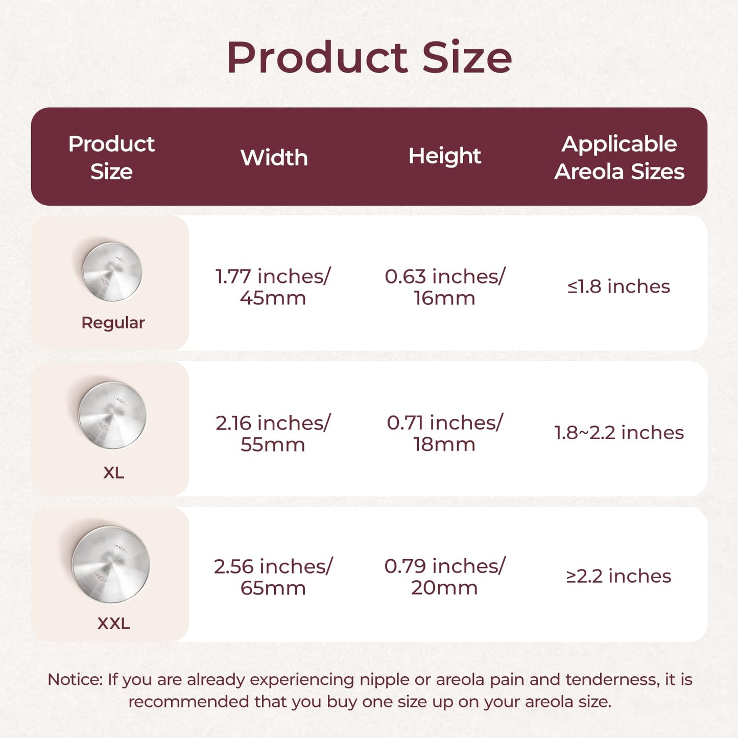 Momcozy 999 Silver Nursing Cups Original Perforated Breathable Design, 999 Silver Nipple Cover for Breastfeeding Essential,Nipple Shield for Nursing Newborn, Metal Nipple Shields, Regular, XL Size
