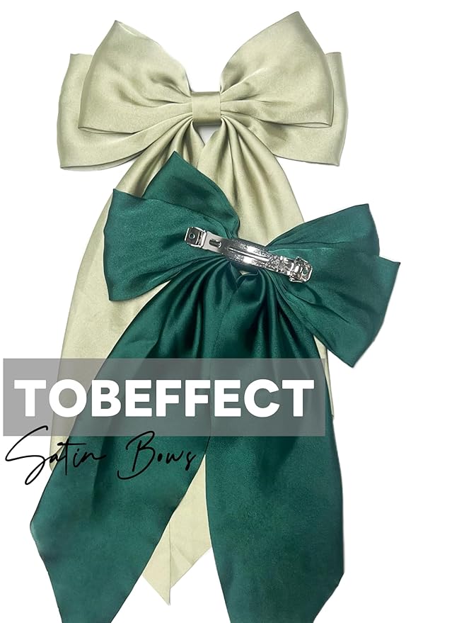 Hair Bows for Women Hair Ribbon Bow Hair Clips with Long Tails Vintage Hair Accessories for Women