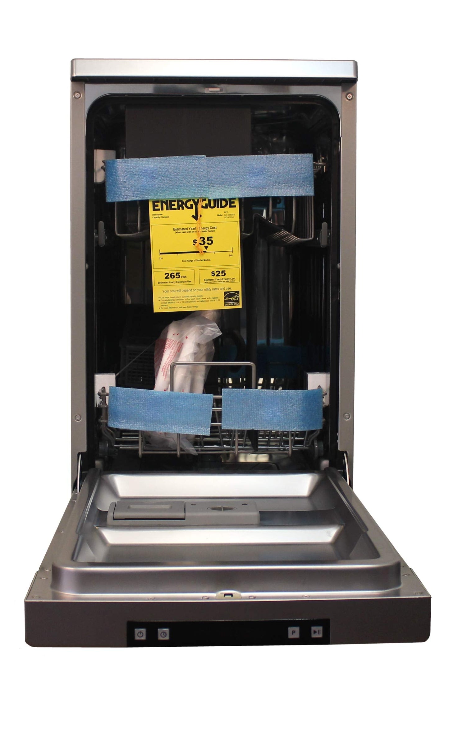 SD-9263SSC: 18″ Portable Dishwasher with ENERGY STAR – Stainless Steel