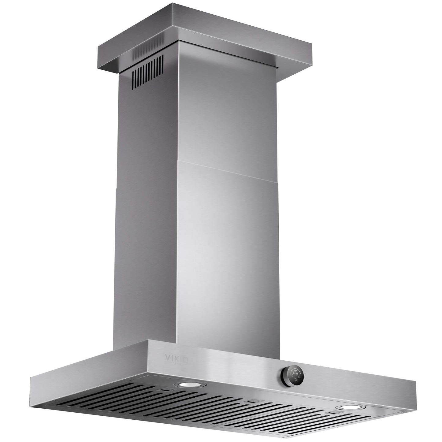 VIKIO HOME 32" Wall Mount Range Hoodï¼Ducted/Ductless Convertible, 3-in-1 Control, Low Noise Stainless Steel Kitchen Vent Hood with 2 Warm White LED Lights
