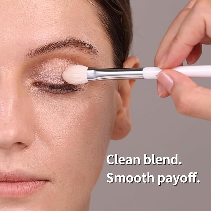 Eyeshadow Brush, Eye Makeup Brush Even Eyeshadow Applicators Soft Natural Hair Bristles for Flawless Smudge, Multi-task for spot conealing & highlighting (194 Multi-Eye)