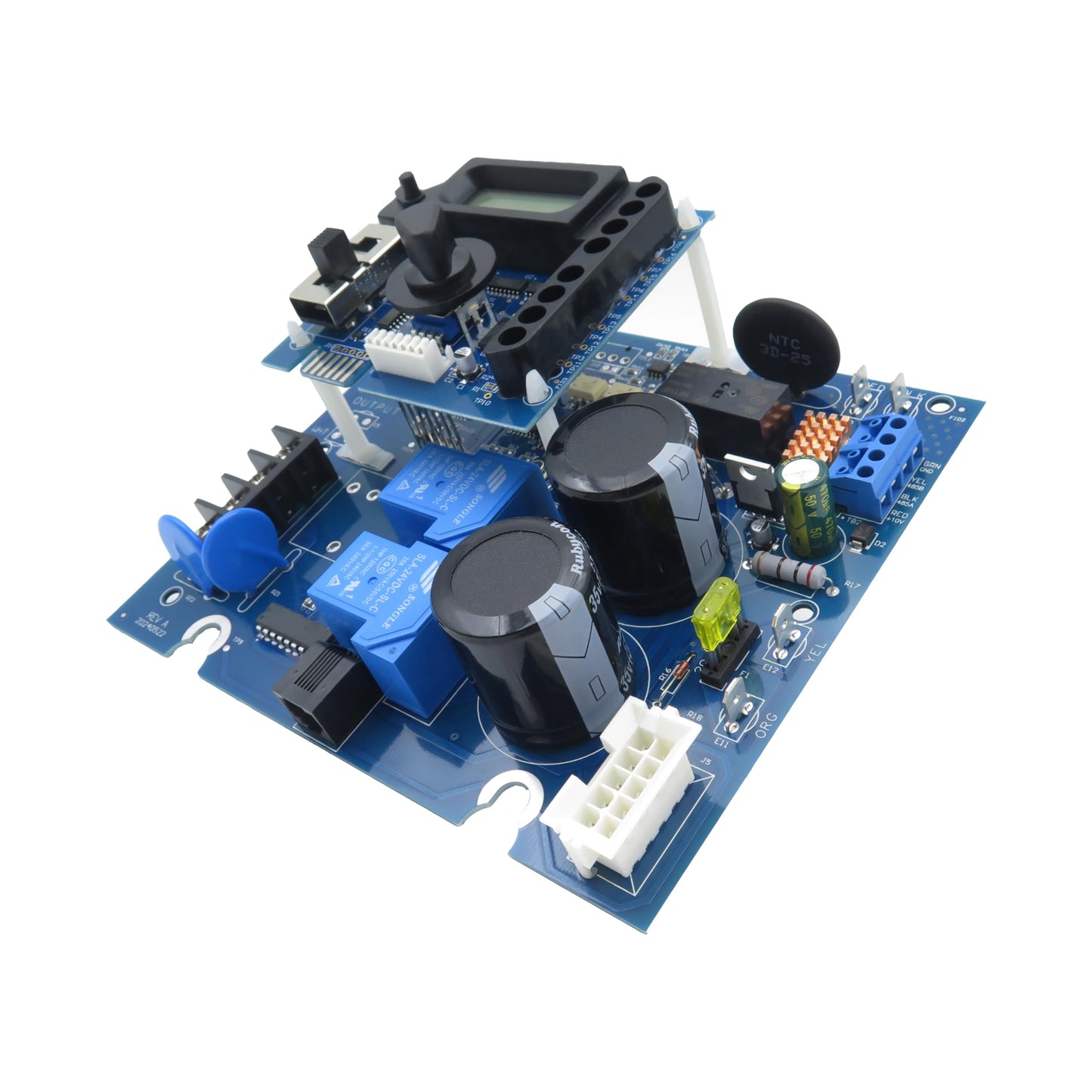 GLX-PCB-RITE Main Circuit Board & GLX-PCB-DSP Display Board，Fits The Hayward/Goldline Aqua Rite Saltwater Chlorinator，for Pool Chlorinators Replacement，Hayward aquarite Circuit Board