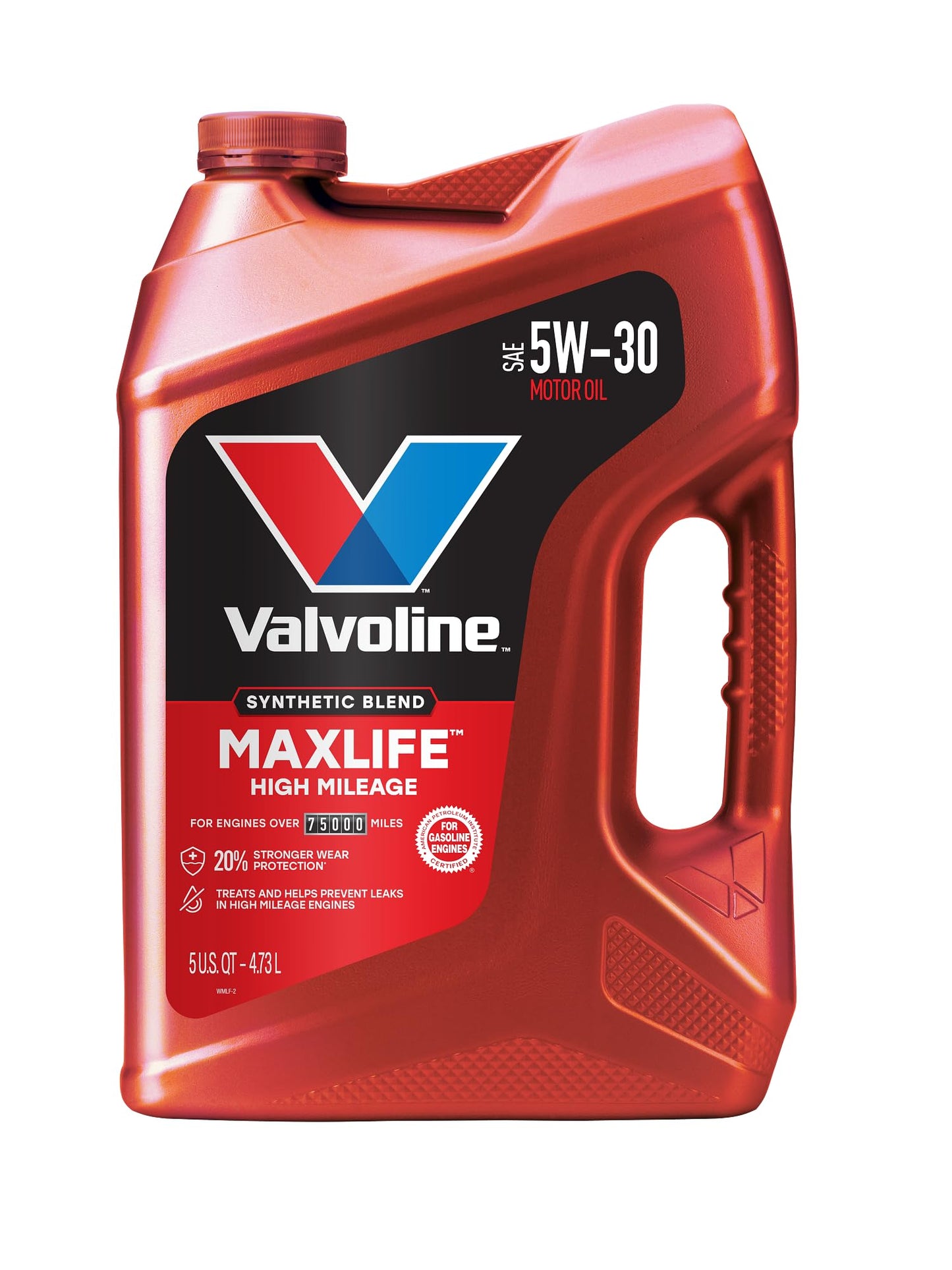 Valvoline MaxLife High Mileage 5W-30 Synthetic Blend Motor Oil 5 Quart