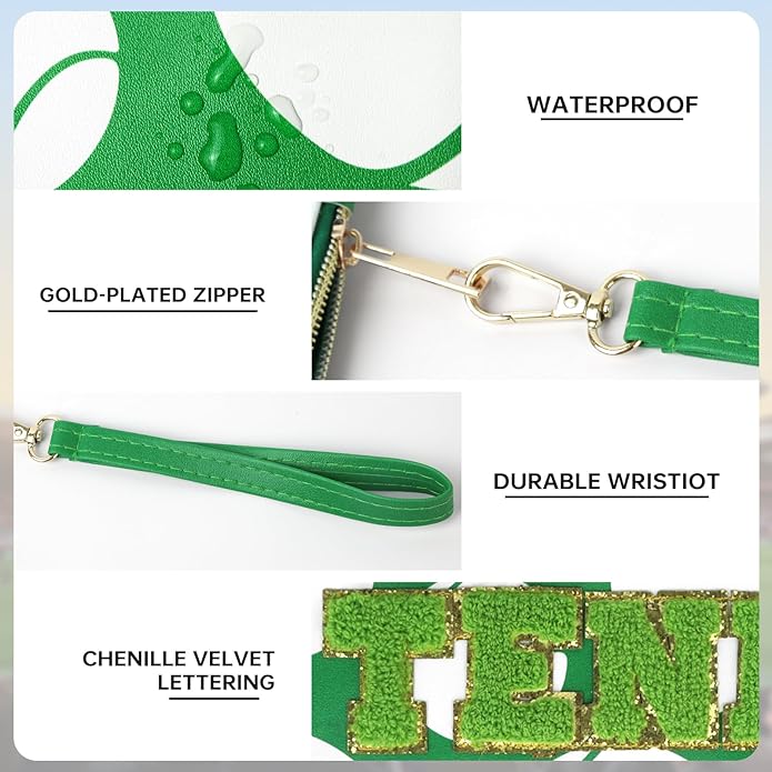 Baseball Gift Bags Baseballs Treat Bags Team Gifts Clear Chenille Letter Zipper Pouch Accessories Stuff Sport Portable