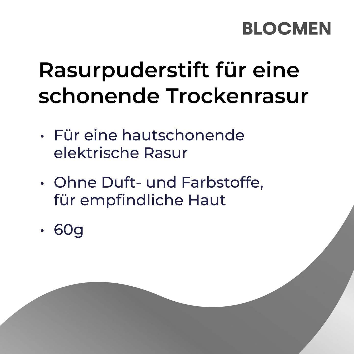 Blocmen Derma Pre Shave Powder Stick
