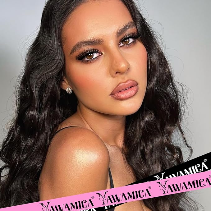 Yawamica Wispy Individual Lashes Clusters Fluffier Eyelash Extension 150D+200D Thick Volume Eyelash Clusters 14-20mm D Curly Lashes 240pcs DIY Lash Extension for Beginners, Black