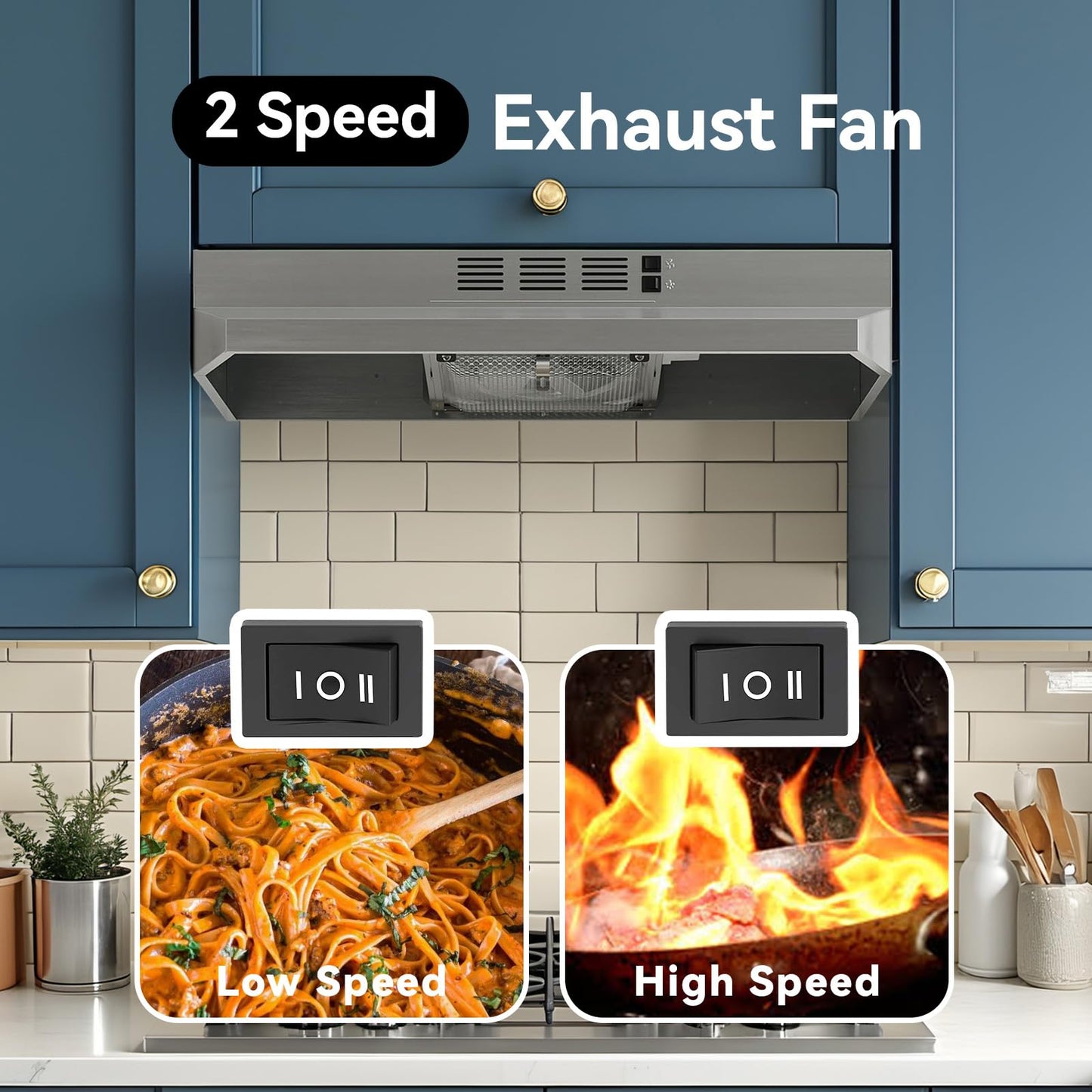 VIKIO HOME VKH-RC15-30-13 Range Hood, Stainless Steel Original Color