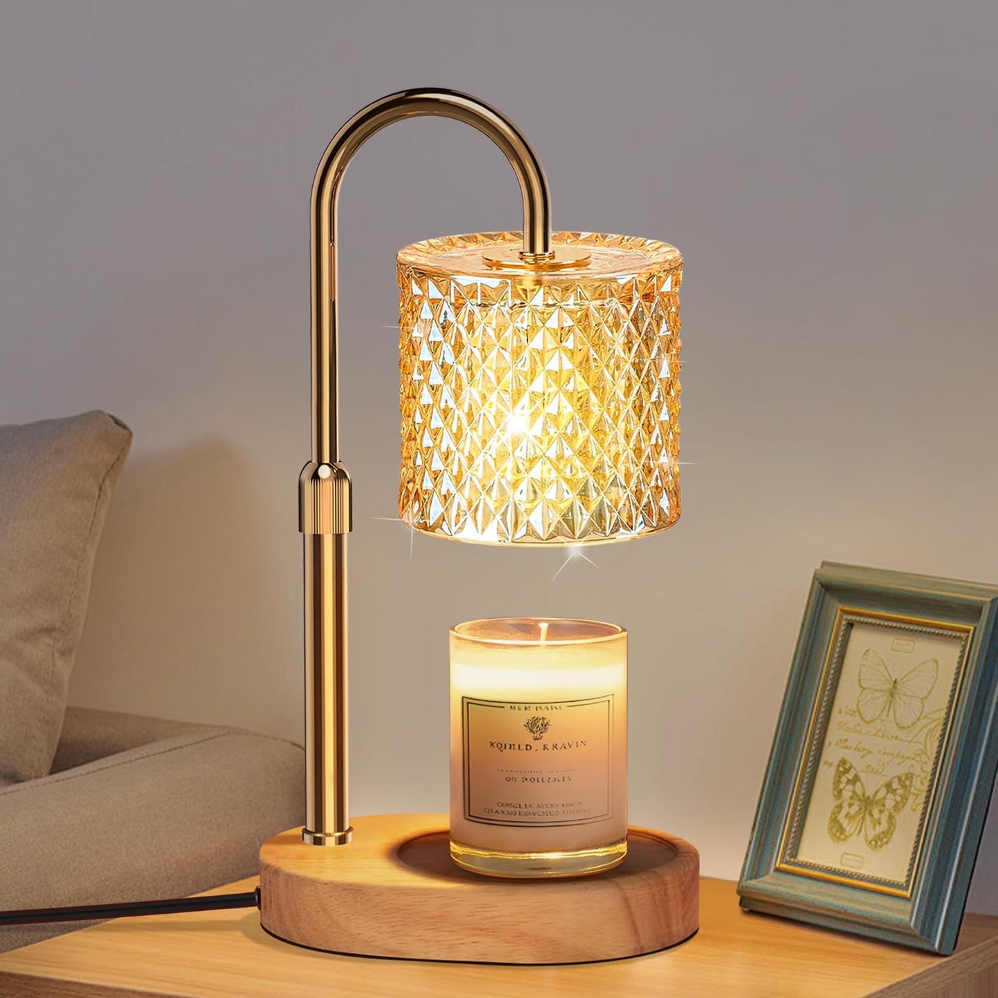 Engpure Candle Warmer Lamp with Timer Dimmer Adjustable Height for New Home Decor, Birthday Gifts for Women,Candle Warmer for Women Mom Christmas Mother's Day Gfit