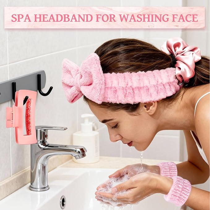 Mini Spa Kit for Girls Ã¢ÂÂ Teen Girl Gifts Trendy Stuff Pink Self-Care Box w/Eye Mask, Plush Spa Headband, Fuzzy Socks & Hair Claw, Cute Comfort Valentine Day Gifts
