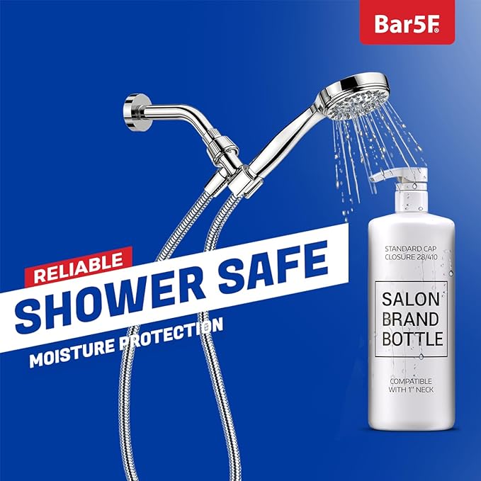 Universal Shampoo/Conditioner Pump for Bottle, 1 L/33.8 oz., Piece 2 White
