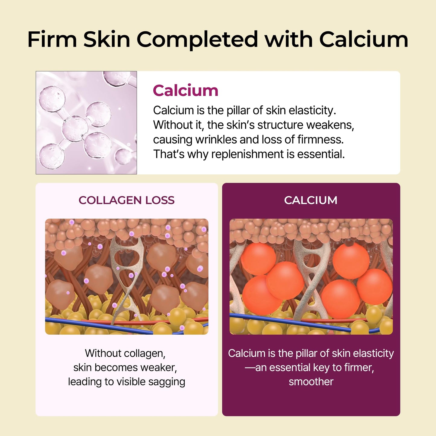 Dr.Melaxin Calcium Multi Balm Stick, Collagen & Elastin Wrinkle Stick, All-in-One Hydrating Balm, Eye & Neck Balm, Makeup Base & Face Moisture Balm, Korean Skincare, 0.31 oz