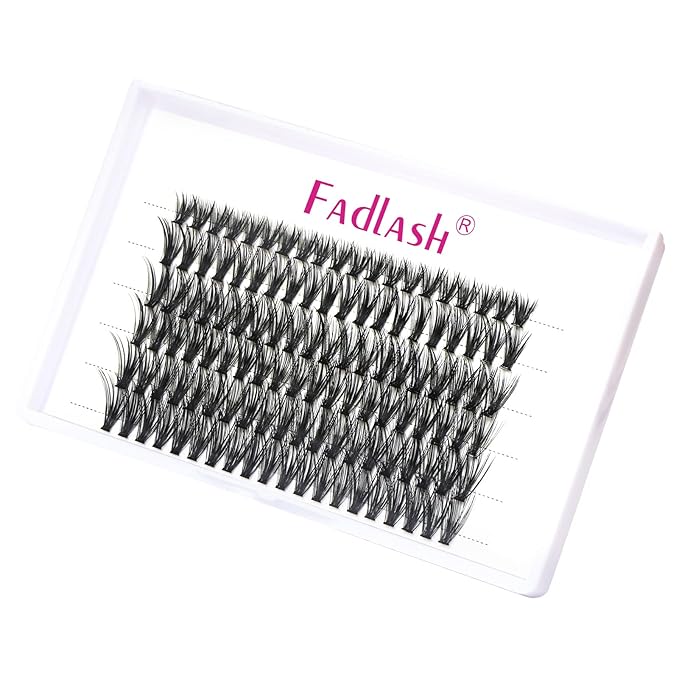 Lash Clusters Extensions 40D Individual Cluster Lashes Black Mink DIY Eyelash Extensions at Home Professional Makeup (40D-0.07-D, 11mm)
