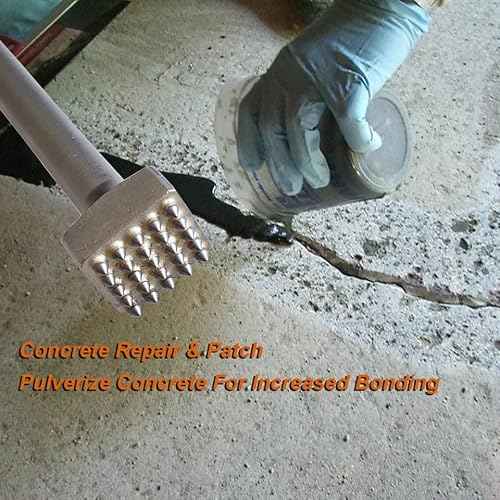 11 3/4 In. SDS Max 25 Tips Concrete Repair Patch Prepare Bushing Tool - 1 1/2 Inch Square Head - Pack of 1