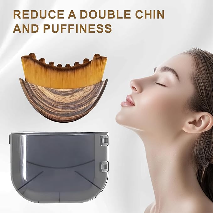 2 PCS Lymphatic Contour Face Brush - Ergonomically Designed to Precisely Fit Skin and Relieve Fatigue (2PCS Contour Face Brush)