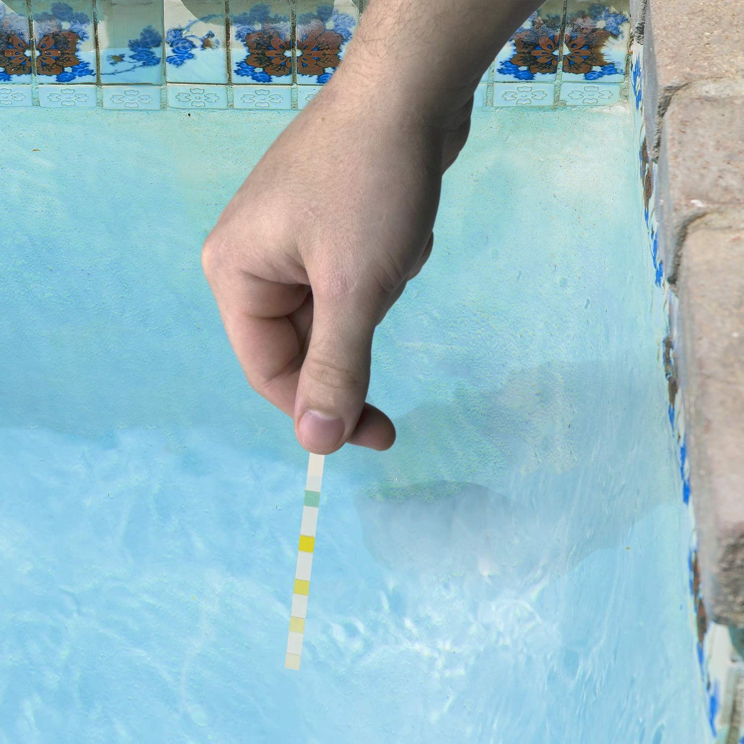 Poolmaster Smart Test 6-Way Swimming Pool and Spa Water Chemistry Test Strips, Made in The USA, 2 Pack,Blue