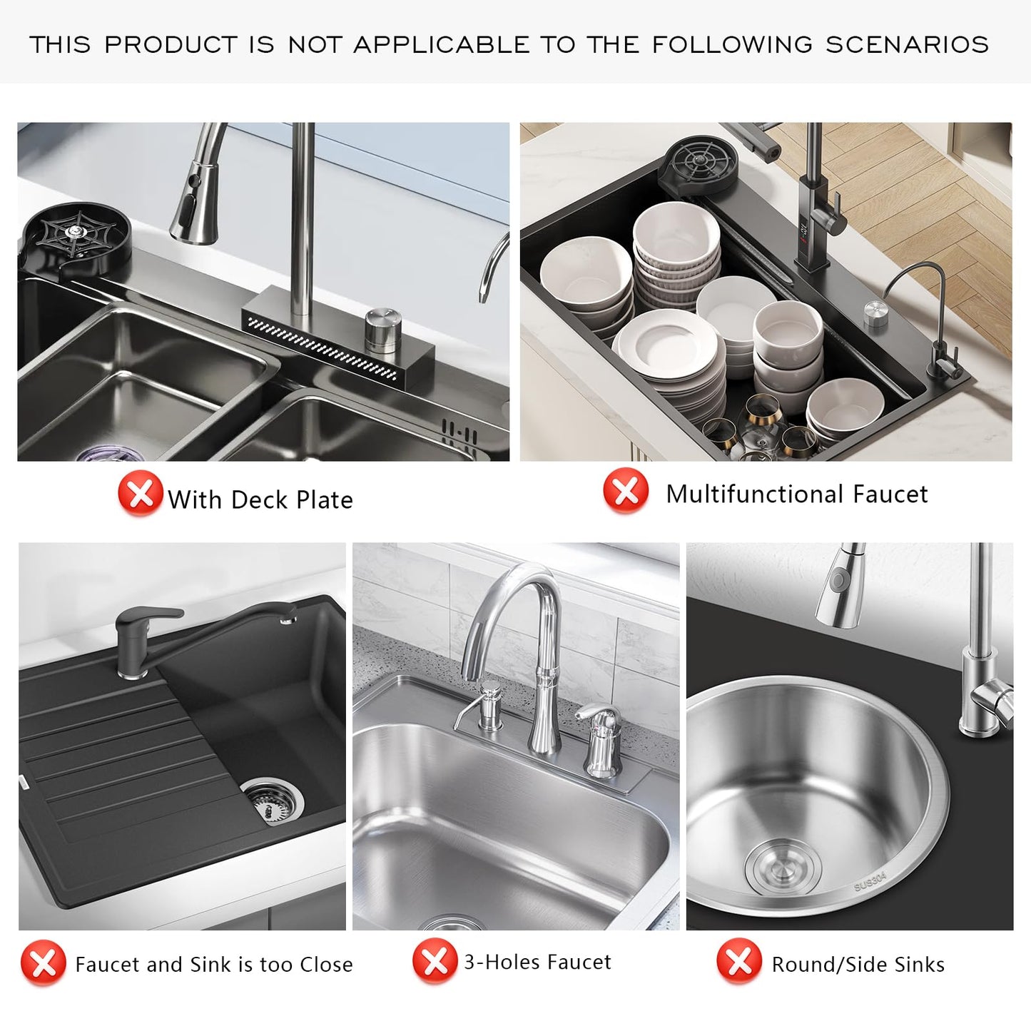 ITTIDYYD Stone Faucet Mat for Kitchen Sink, Diatomite Fast Drying Absorb Moisture Tray, Prevents Water Buildup, Durable Anti-slip Splash Guard Sink Protector (White, 15.7"x4")