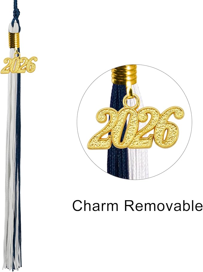 GraduationMall Matte Graduation Cap with 2026 Tassel for High School & Bachelor