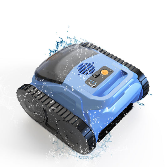 Pool Vacuum for Inground Pools, Zyerch Cordless Robotic Pool Cleaner, Automatic Pool Vacuum with Wall Climbing & Waterline Scrubbing, Cleaning Up to 2100 Sq.ft, 180 Min