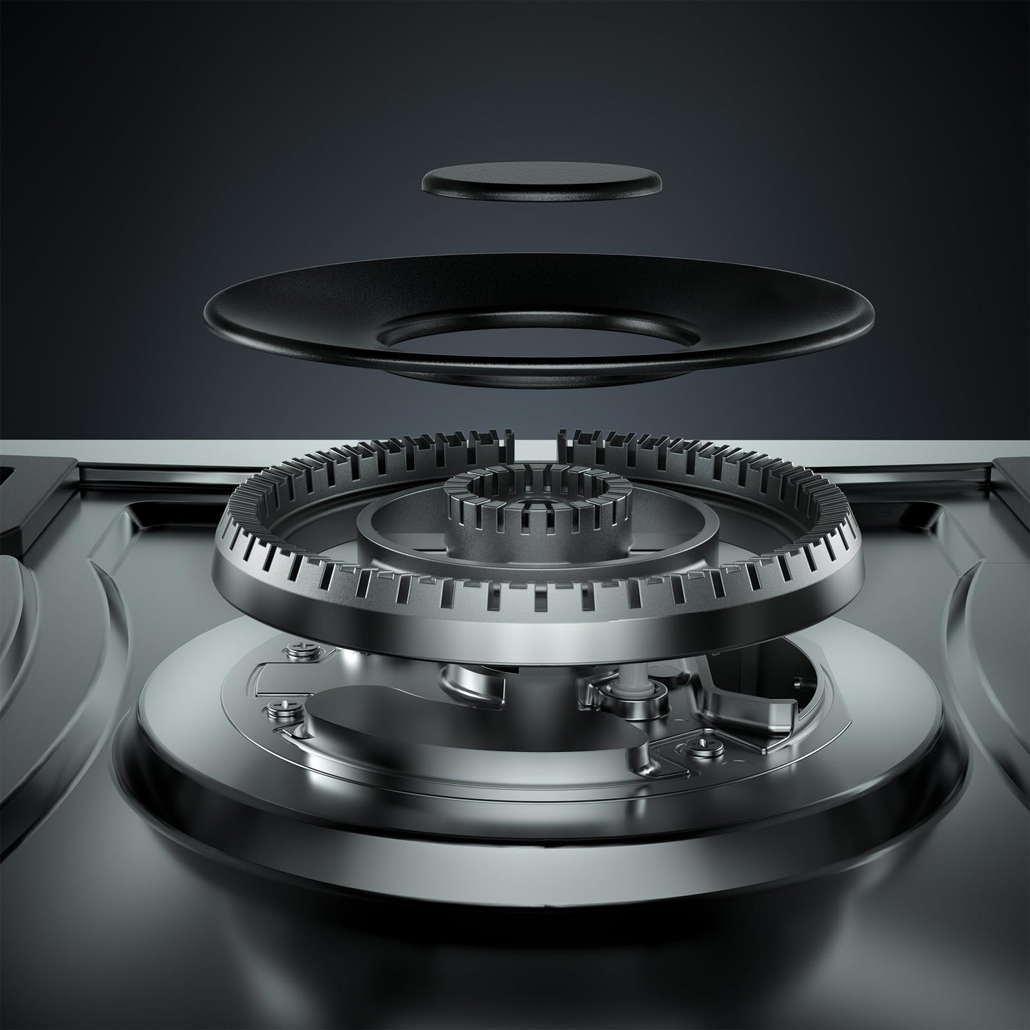 Empava 36 Inch Built-in Gas Cooktop with 5 Sealed SABAF Burners, Stainless Steel Surface, LPG/NG Convertible, Auto Electric Ignition, Flame Failure Protection