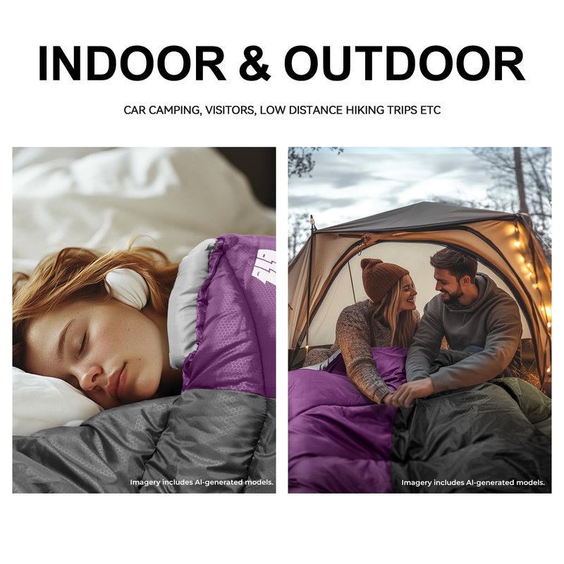 TANSTRIDER Sleeping Bags for Adults Warm Weather,3-4 Season 3lb Lightweight Sleeping Bag for Kids Girls Boys with Compression Sack,Camping Essentials Gear, Hiking,Travel,Backpacking,Outdoor & Indoor