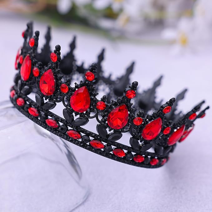 Queen Crown for Women Crystal Tiara for Women Rhinestone Wedding Headband for Bride Hair Accessories for Costume Birthday Party Prom Gifts
