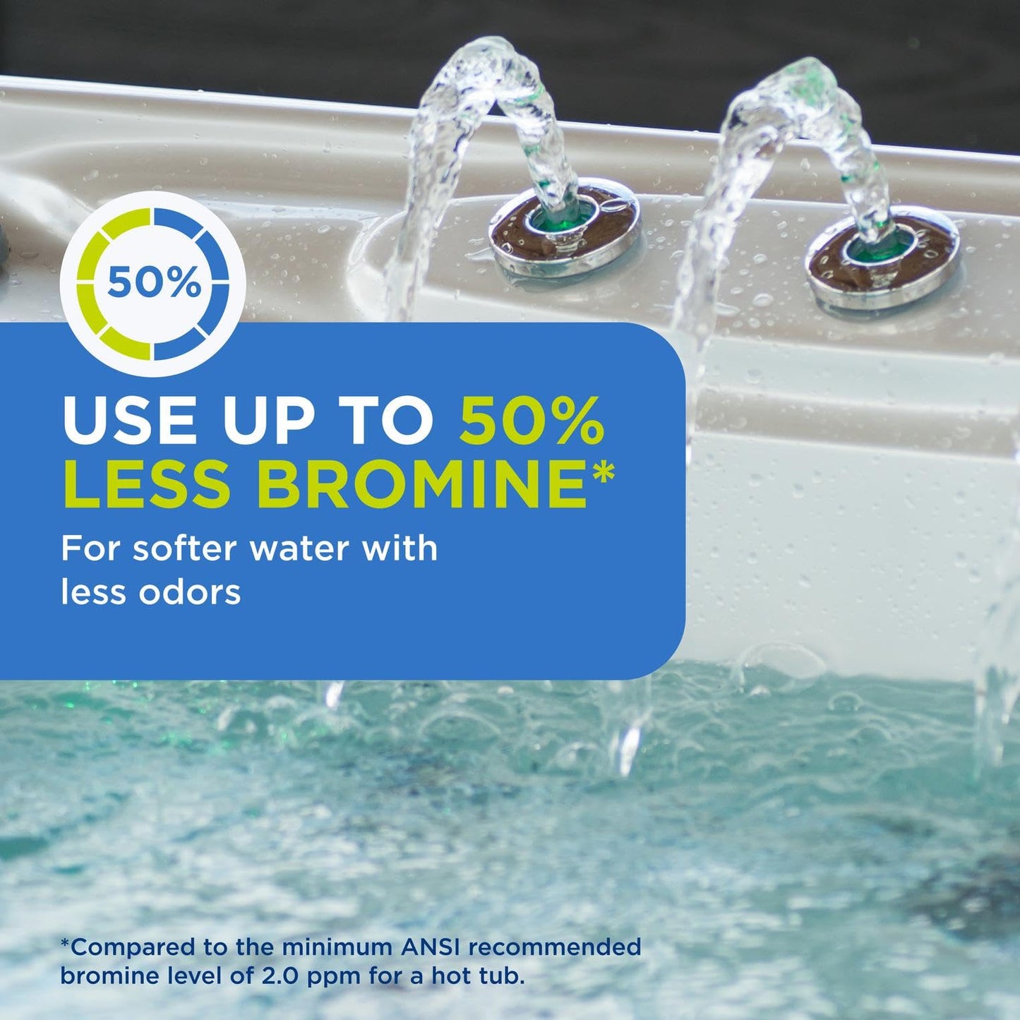 FROG Serene Replacement Bromine Cartridges for use with Hot Tub FROG Serene Floating Sanitizing System - Prefilled for Quick & Easy Hot Tub Maintenance - 4 Pack