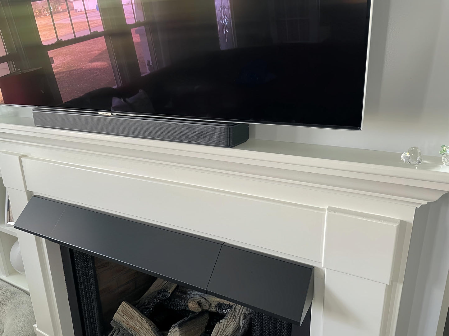 Americangaslogs Black Adjustable Fireplace Hood for 28 to 48" Harmony Burners Fireplace Hood Heat Shield （Patent Applied）