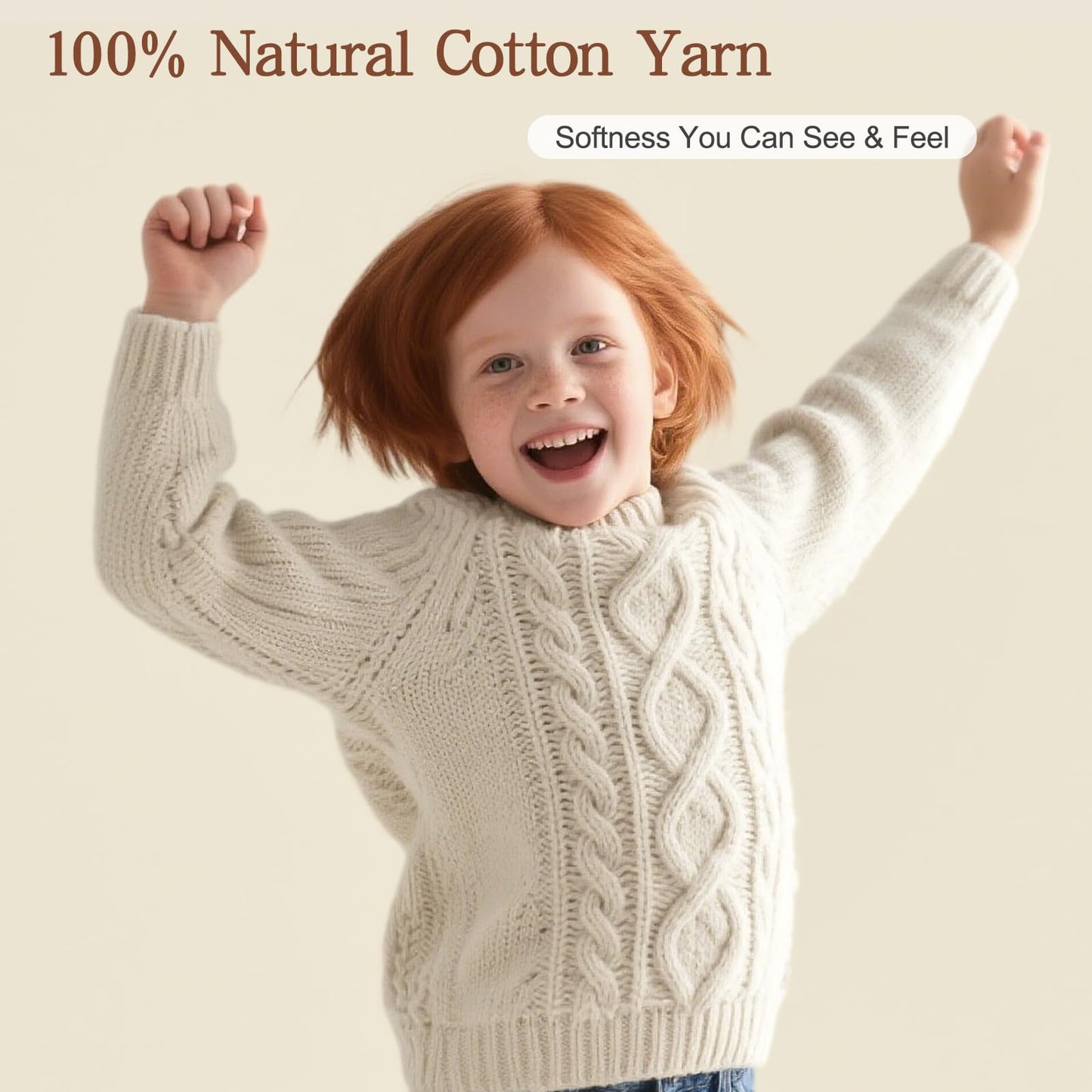 Katech Pure Cotton Yarn for Crocheting & Knitting–Soft Sport Weight CYC #2, 6 Skeins (50g Each, 300g Total), Ideal Crochet Yarn for Dishcloths, Baby Clothes, Socks, Lightweight Scarves（Light Blue）