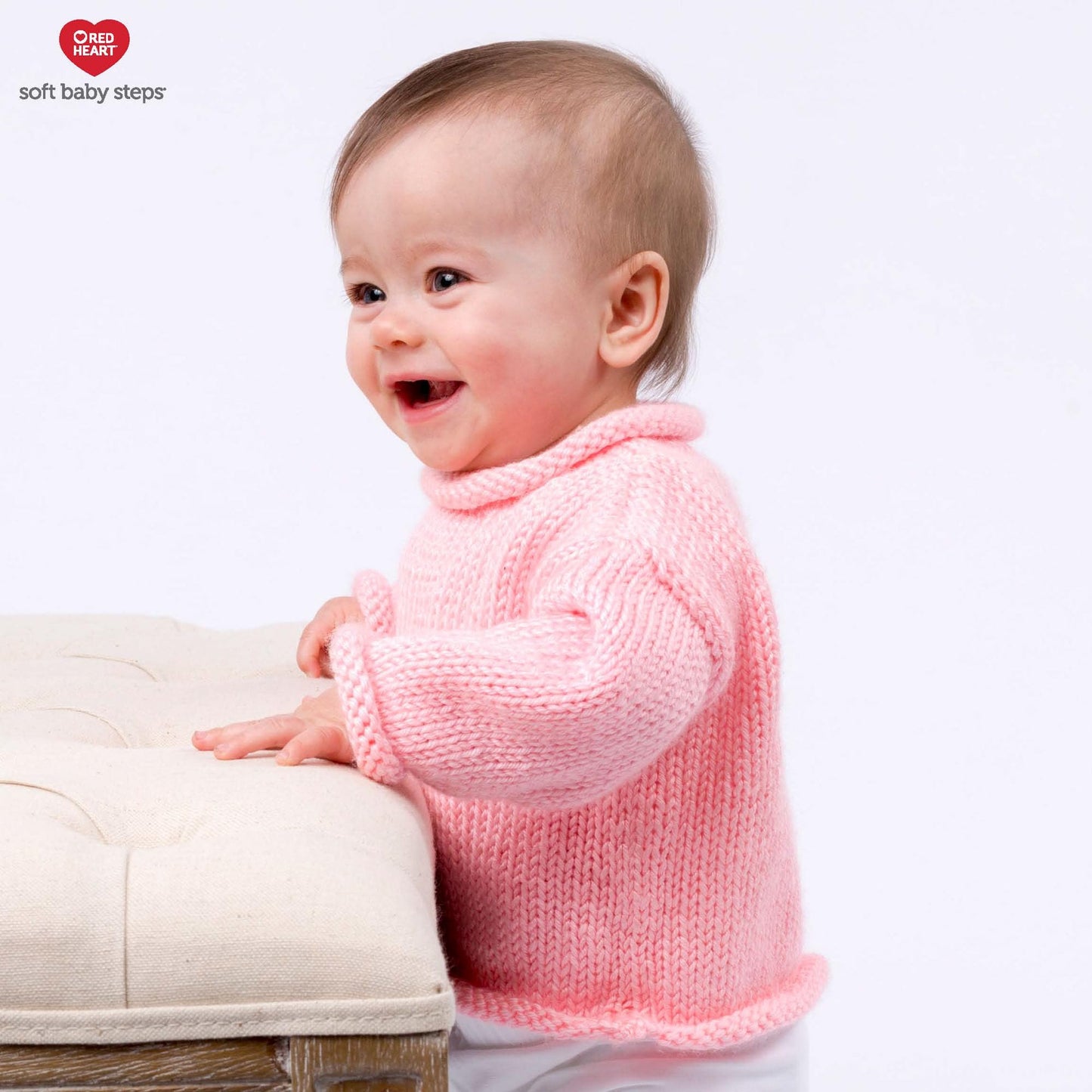 Red Heart Soft Baby Steps Baby Pink Yarn - 3 Pack of 141g/5oz - Acrylic - 4 Medium (Worsted) - 256 Yards - Knitting/Crochet