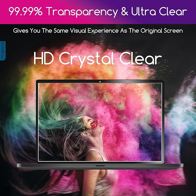 KEANBOLL 14.5" Laptop Screen Protector Tempered Glass for 14.5 inch Lenovo Asus Hp Dell Acer Samsung etc 14.5 inch 16:10 Aspect Ratio Laptop, Ultra Clear 9H Hardness Scratch Resistant