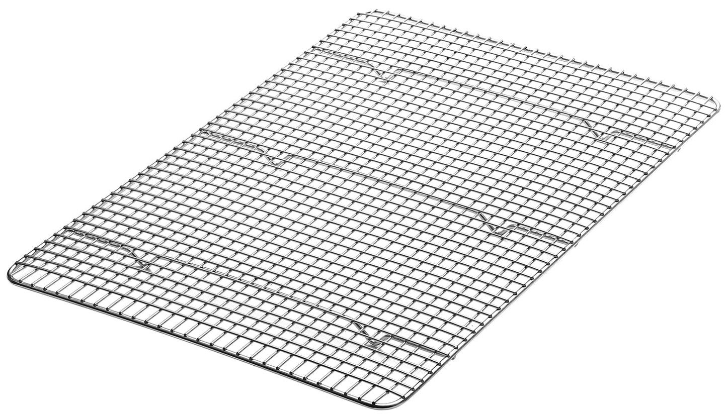 Spring Chef 11.8" x 17" Stainless Steel Cookie Cooling Rack - Oven Safe - Baking Rack for Bacon, BBQ, Jerky, Bread, Pizza, Cake - Fits Half Sheet Roasting Pan - Dishwasher Safe