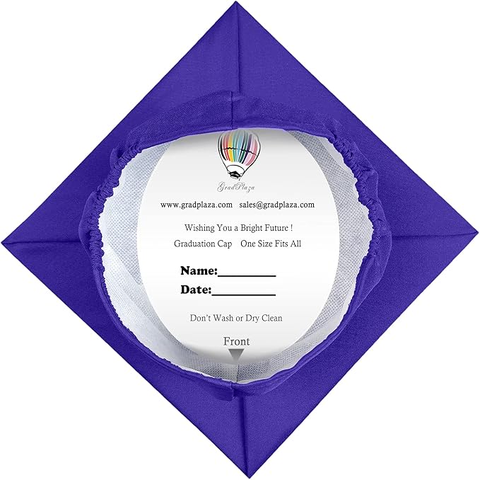 GradPlaza Matte Graduation Cap 2025 and 2026 Tassel Adult Graduation hat for High School College