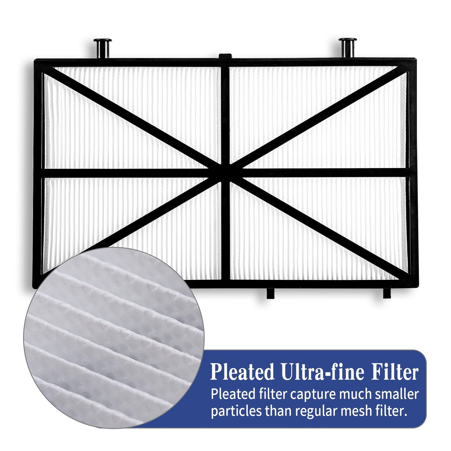 SUNRRA Ultra Fine Filters Compatible with Dolphin Nautilus CC Plus (Not for Nautilus CC), Nautilus CC Supreme, M200/M400/M500, Part # 9991432-R4, Pleated Pool Cleaner Replacement Part, 4 Packs