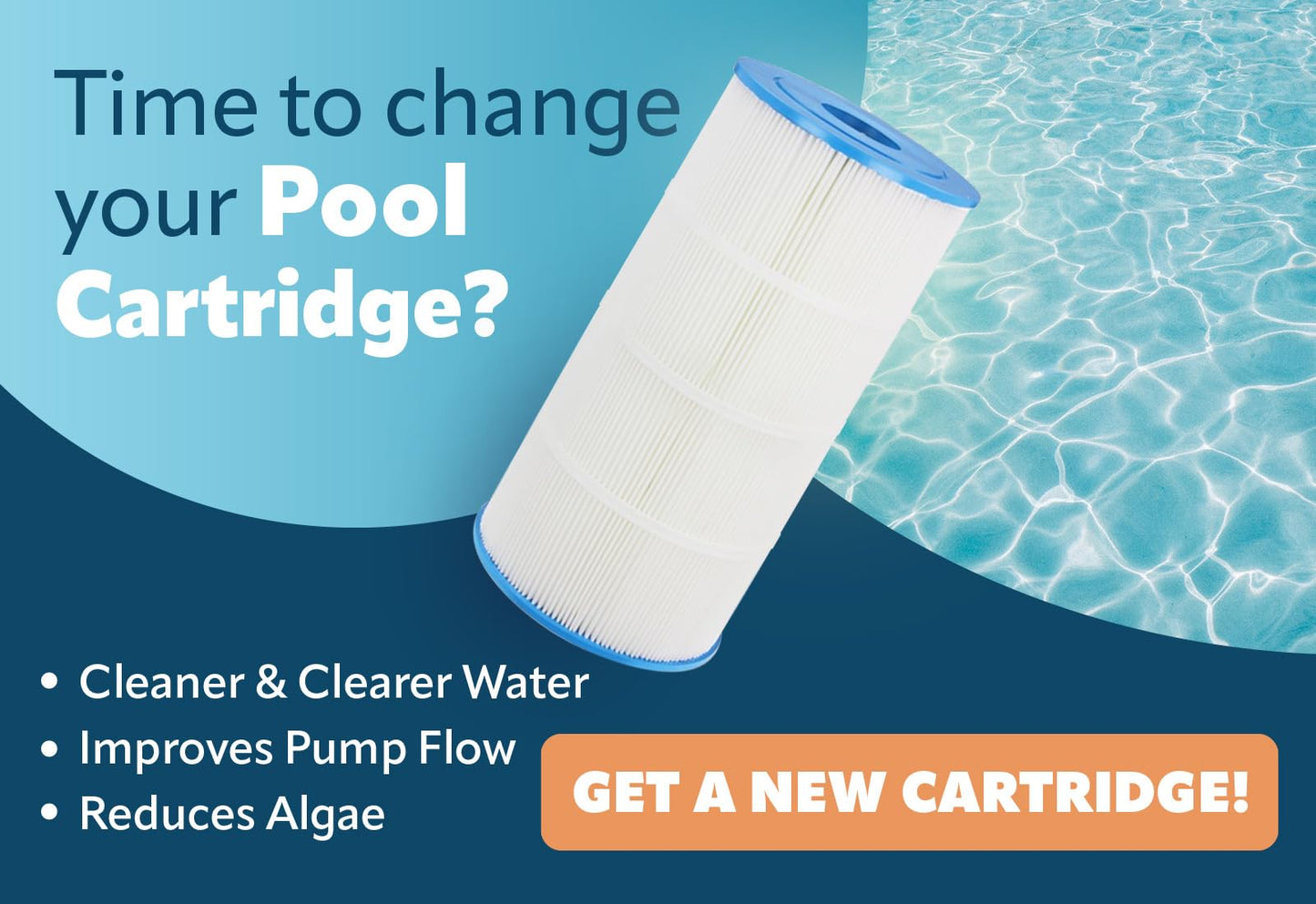 Pureline Pool Replacement Cartridge Filter, 200 Sq Ft, PL0167, Compatible with Hayward Swimclear C200S, CX200XRE, Unicel C-9442