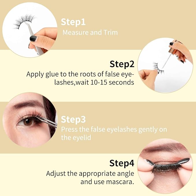 DYSILK Mink Lashes Natural Look - False Eyelashes 5 Pairs 6D Lashes 5 Styles Mixed Lash Pack - Wispy Lashes Fake Eyelashes Soft Reusable Cat Eye Lash | 15mm-18mm