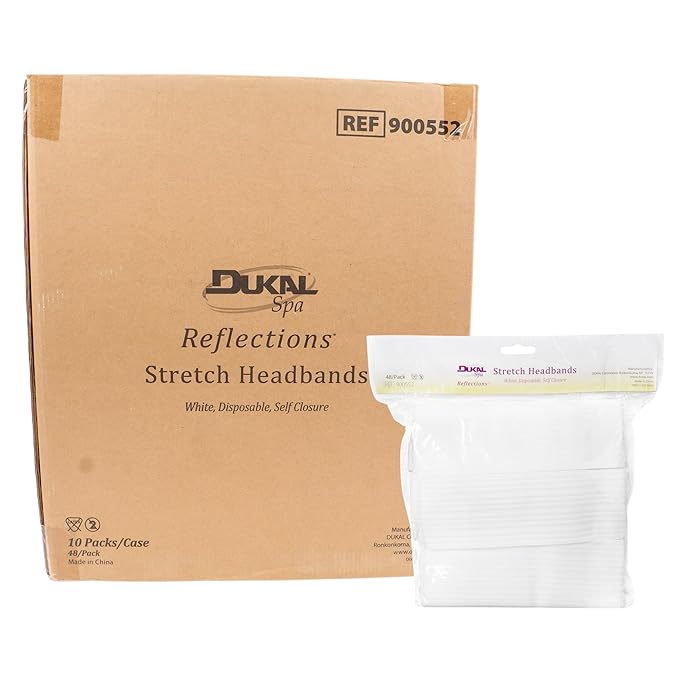 Dukal Reflections Stretch Headband, 14.75" (Case of 480)